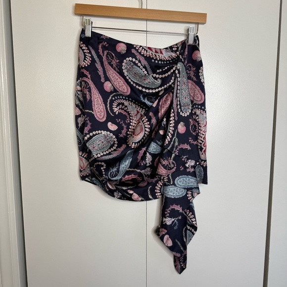 Thurley - Crown Of Thornes Mini Skirt - 100% silk - Nautical/mermaid - US 4 - Picture 3 of 13